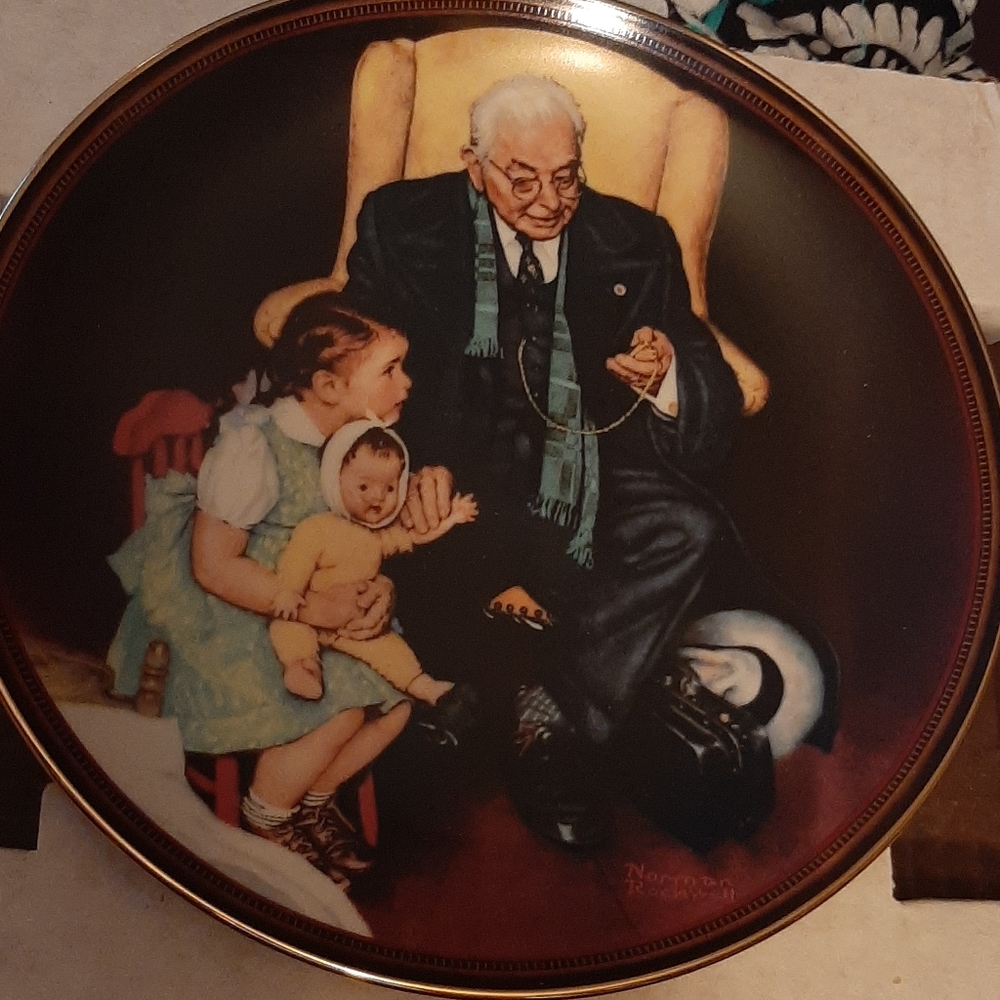 Norman Rockwell collector plate